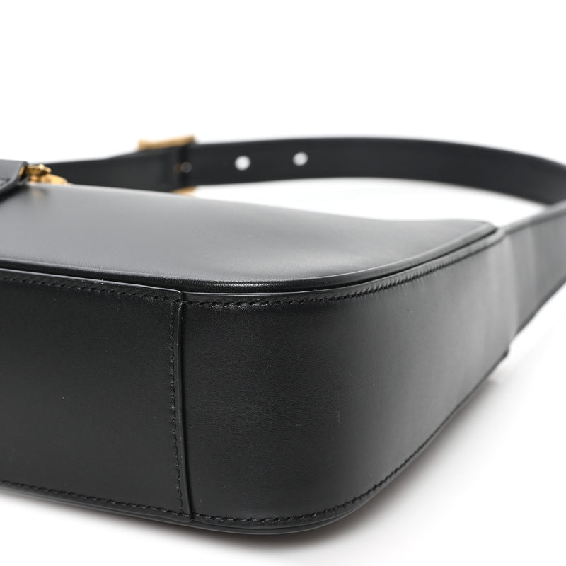 Saint Laurent Smooth Calfskin Le 5 A 7 Hobo Black