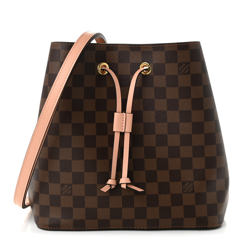 Louis Vuitton Damier Ebene Neonoe MM Venus Pink