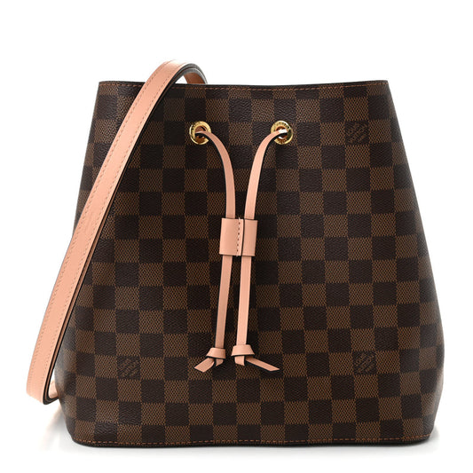 Louis Vuitton Damier Ebene Neonoe MM Venus Pink