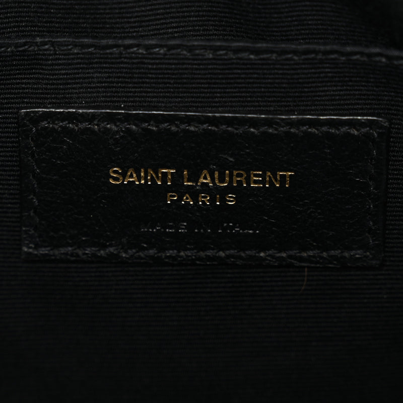 Saint Laurent Calfskin Matelasse Monogram Lou Camera Bag Dark Beige