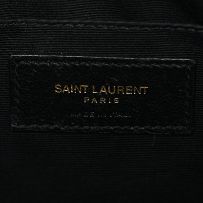 Saint Laurent Calfskin Matelasse Monogram Lou Camera Bag Dark Beige