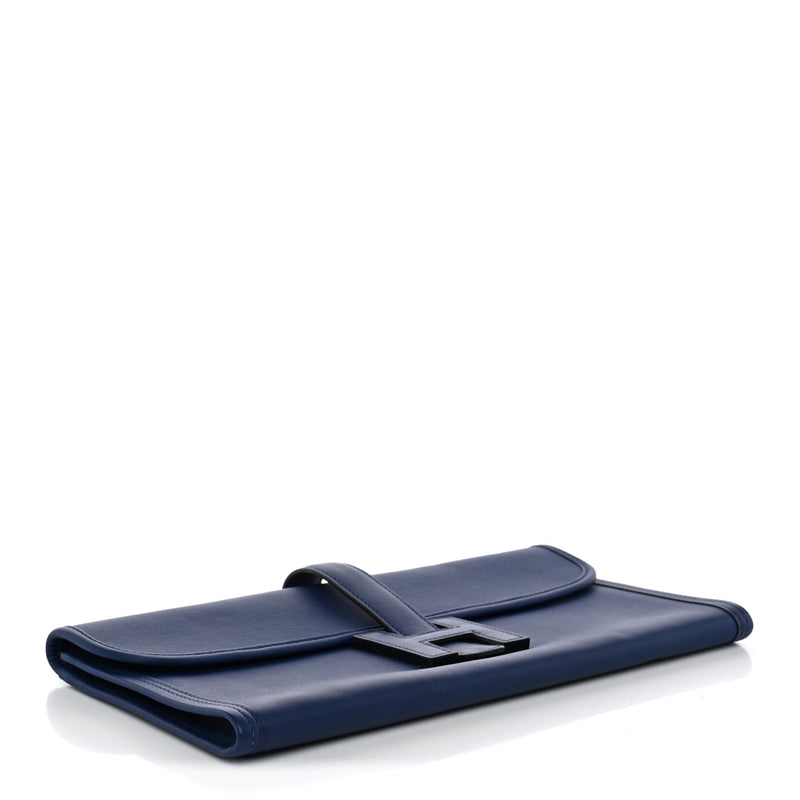 Hermes Swift Jige Elan 29 Clutch Bleu Saphir