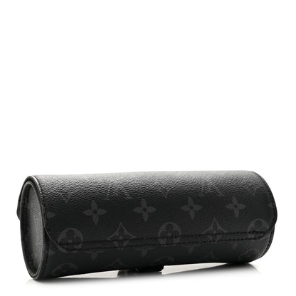 Louis Vuitton Monogram Eclipse 3 Watch Travel Case