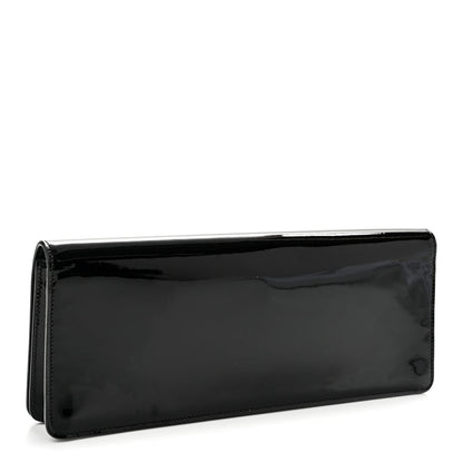 Saint Laurent Patent Calfskin Clutch Black