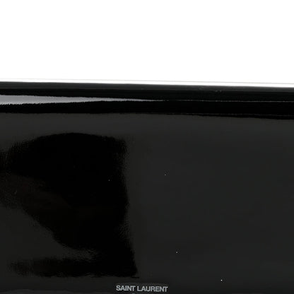 Saint Laurent Patent Calfskin Clutch Black