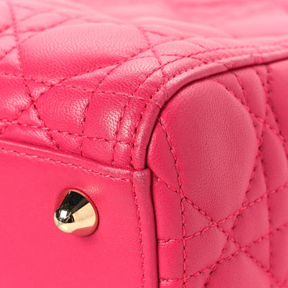 Christian Dior Lambskin Cannage Large Lady Dior Pink