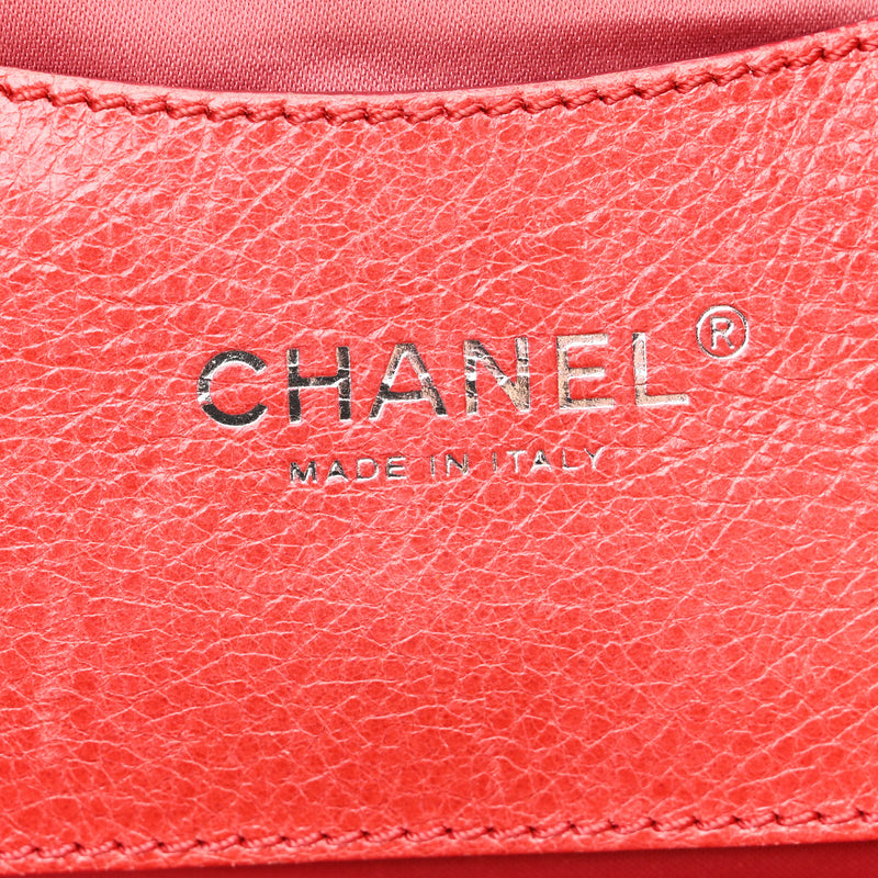 Chanel Glazed Calfskin Large On The Road Tote Pink