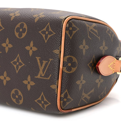 Louis Vuitton Monogram Speedy Bandouliere 20 Beige