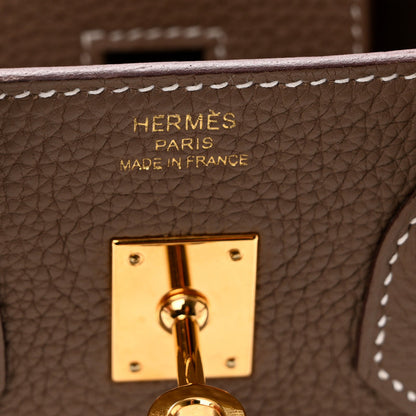 Hermes Togo Birkin 25 Etoupe