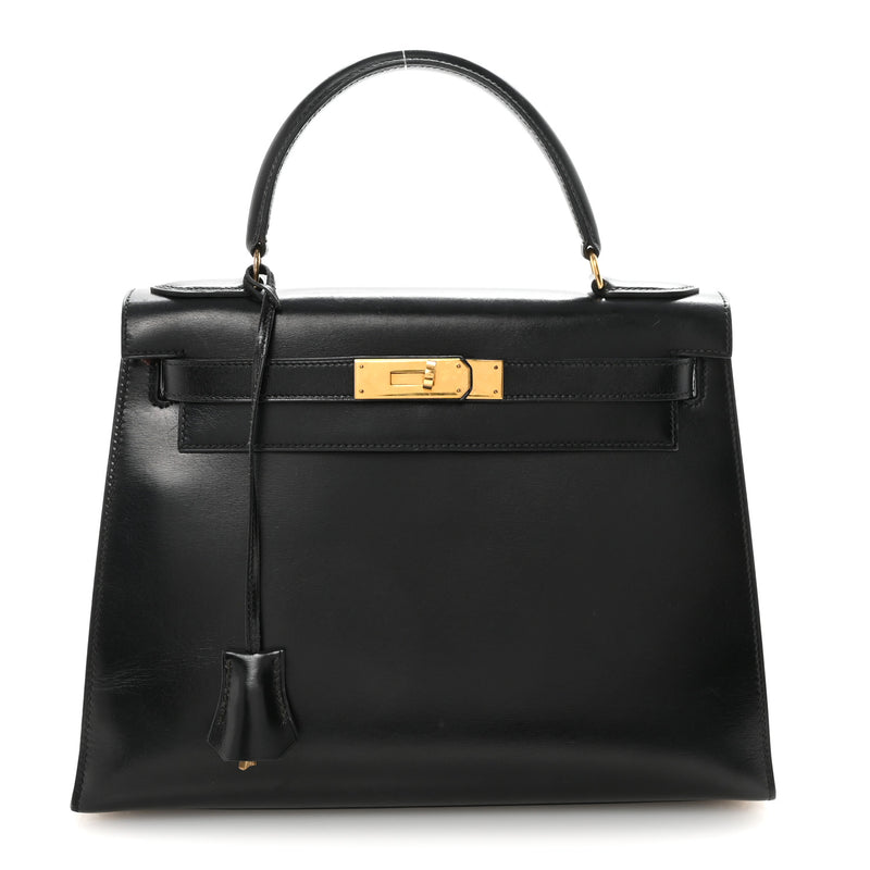 Hermes Box Kelly Sellier 28 Black
