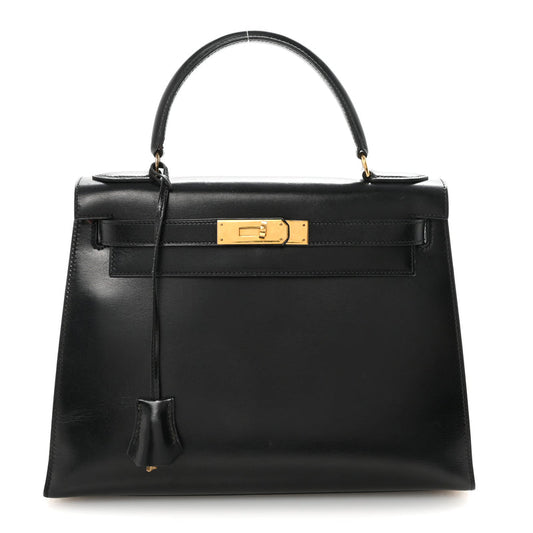 Hermes Box Kelly Sellier 28 Black