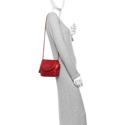 Chanel Lambskin Quilted Tassel Flap Red