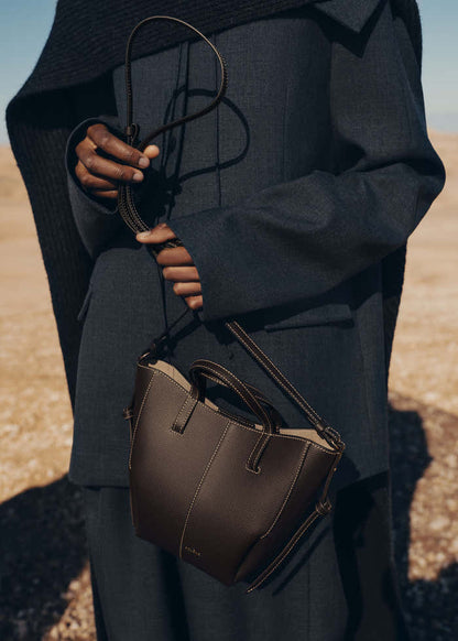 Cyme Tote Nano - Textured Ebony