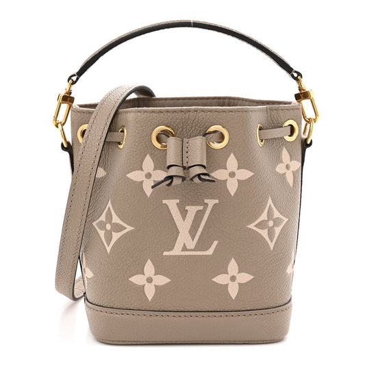 Louis Vuitton Empreinte Monogram Giant Nano Noe Tourterelle Creme