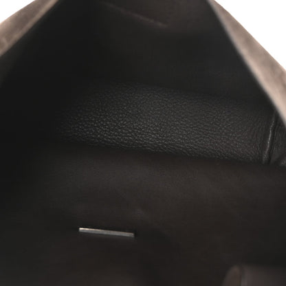Salvatore Ferragamo Calfskin Suede Medium Archivo Gancio Hobo Testa di Moro