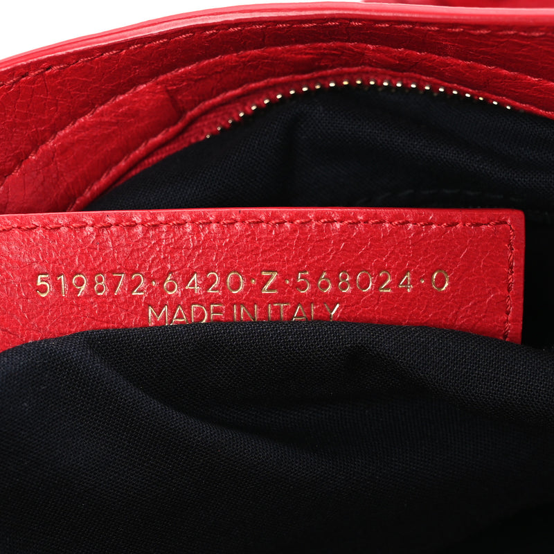 Balenciaga Agneau Giant 12 Gold Hardware Town Rouge Cardinal