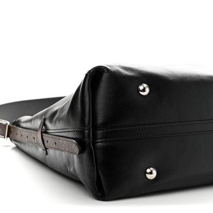 Louis Vuitton Lambskin CarryAll Vibe MM Black
