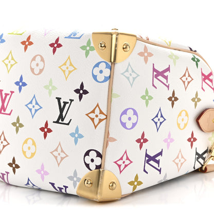 Louis Vuitton LV X TM Monogram Multicolor Speedy Bandouliere 25 White