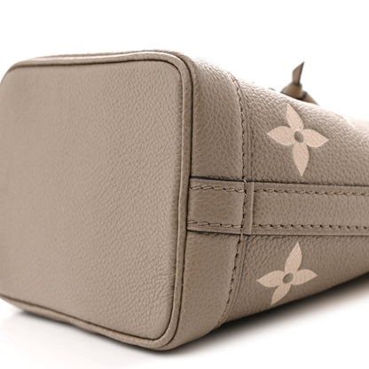 Louis Vuitton Empreinte Monogram Giant Nano Noe Tourterelle Creme