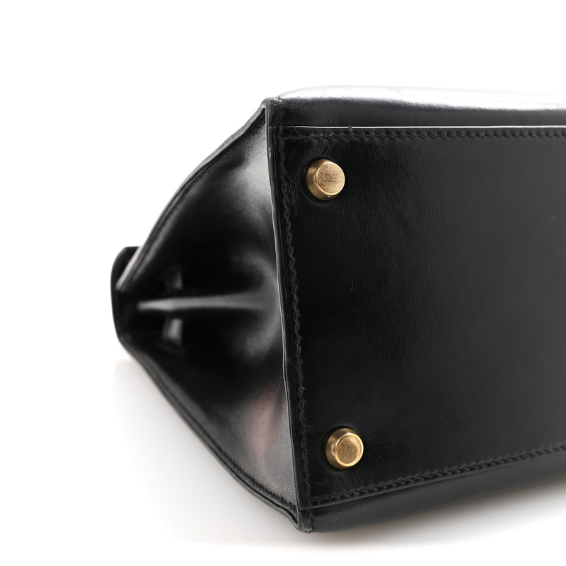 Hermes Box Kelly Sellier 28 Black