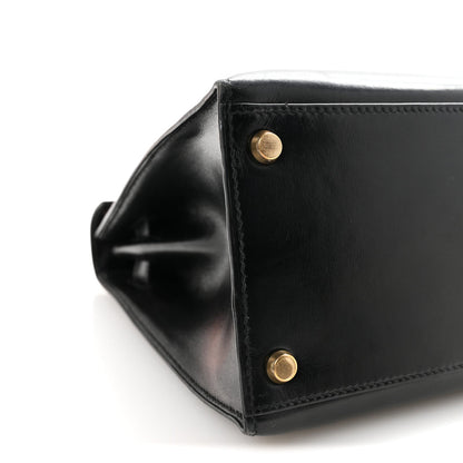 Hermes Box Kelly Sellier 28 Black