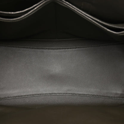 Balenciaga Canvas Smooth Calfskin Medium Bel Air Carry All Bag Khaki
