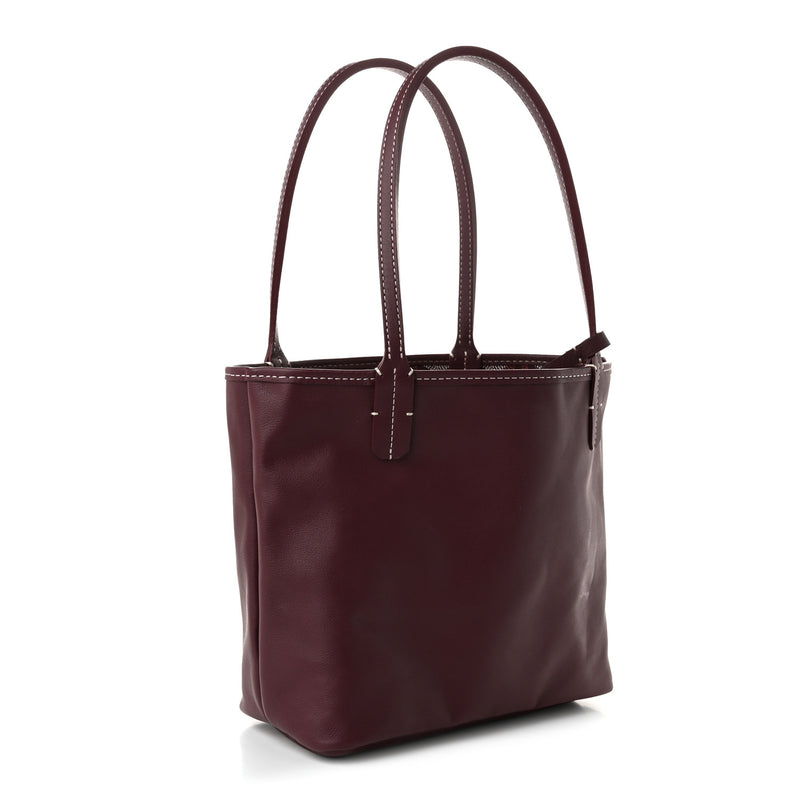 Goyard Goyardine Reversible Mini Anjou Burgundy