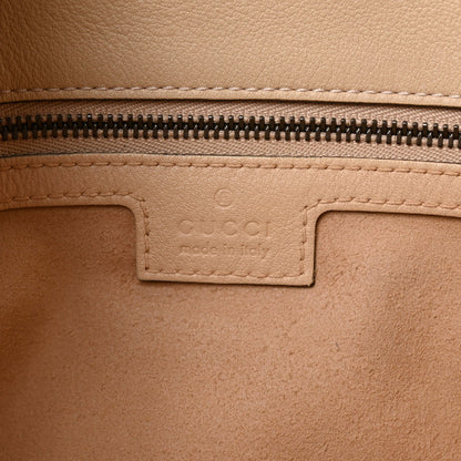 Gucci Calfskin Medium Diana Round Tote Bag Oatmeal
