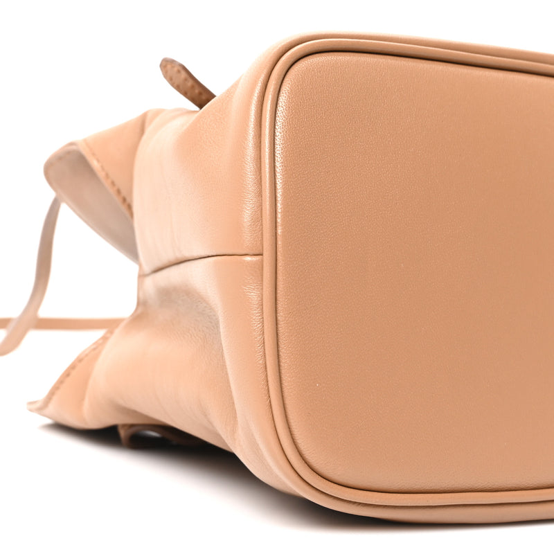 Prada Nappa Small Dada Shoulder Bag Caramel
