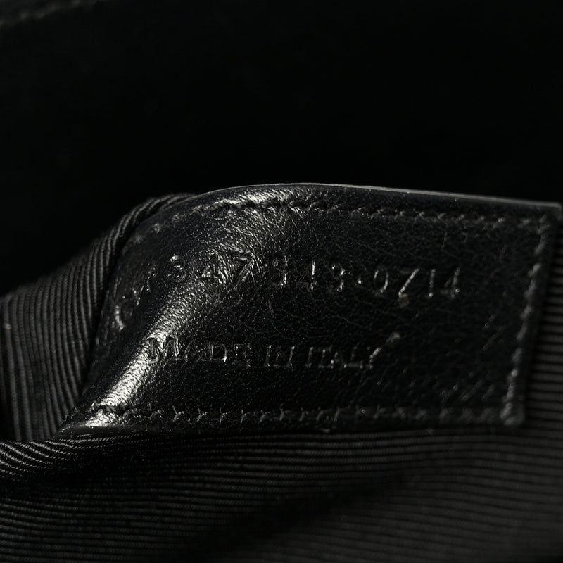 Saint Laurent Calfskin Large Sac De Jour Carryall Black