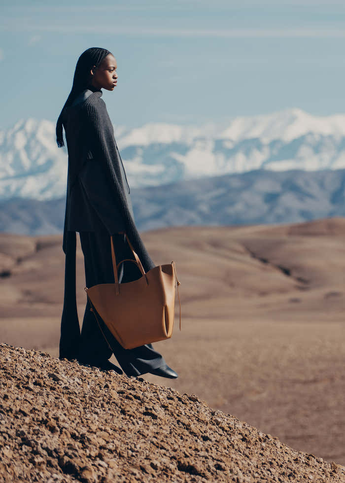 Cyme Tote - Textured Camel