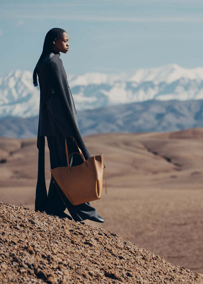 Cyme Tote - Textured Camel