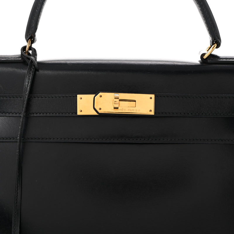 Hermes Box Kelly Sellier 28 Black