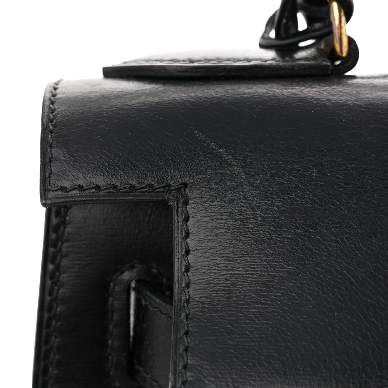 Hermes Box Kelly Sellier 28 Black