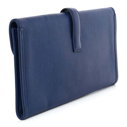 Hermes Swift Jige Elan 29 Clutch Bleu Saphir