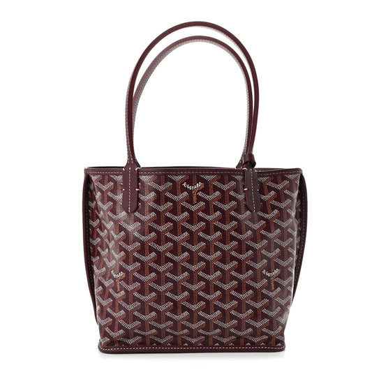 Goyard Goyardine Reversible Mini Anjou Burgundy
