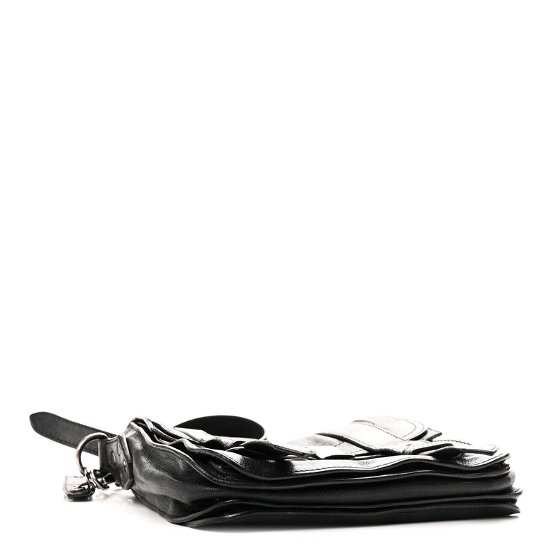 Proenza Schouler Lambskin PS1 Pouch Messenger Black