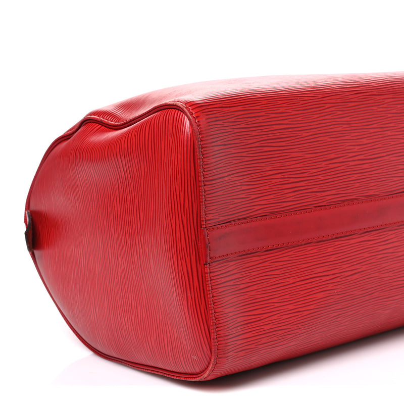 Louis Vuitton Epi Speedy 30 Castillan Red