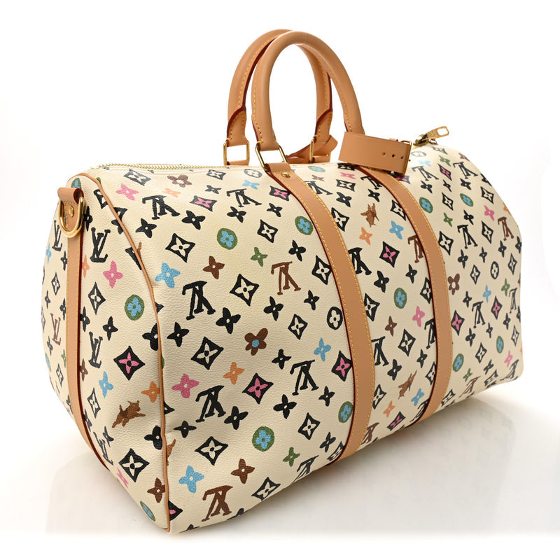 Louis Vuitton Monogram Craggy Keepall Bandouliere 45 Vanilla