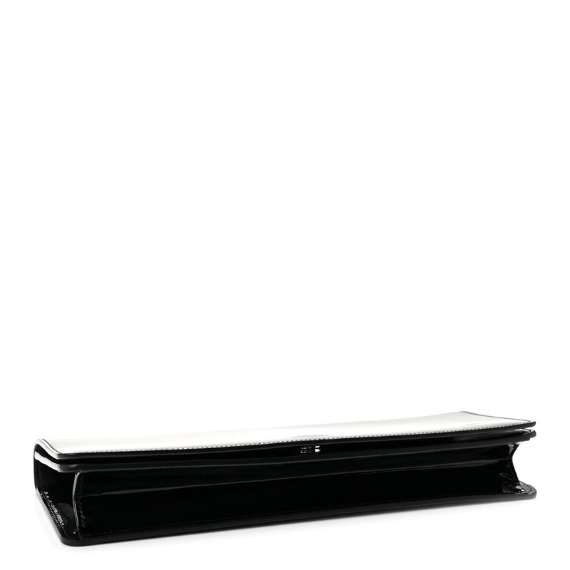 Saint Laurent Patent Calfskin Clutch Black