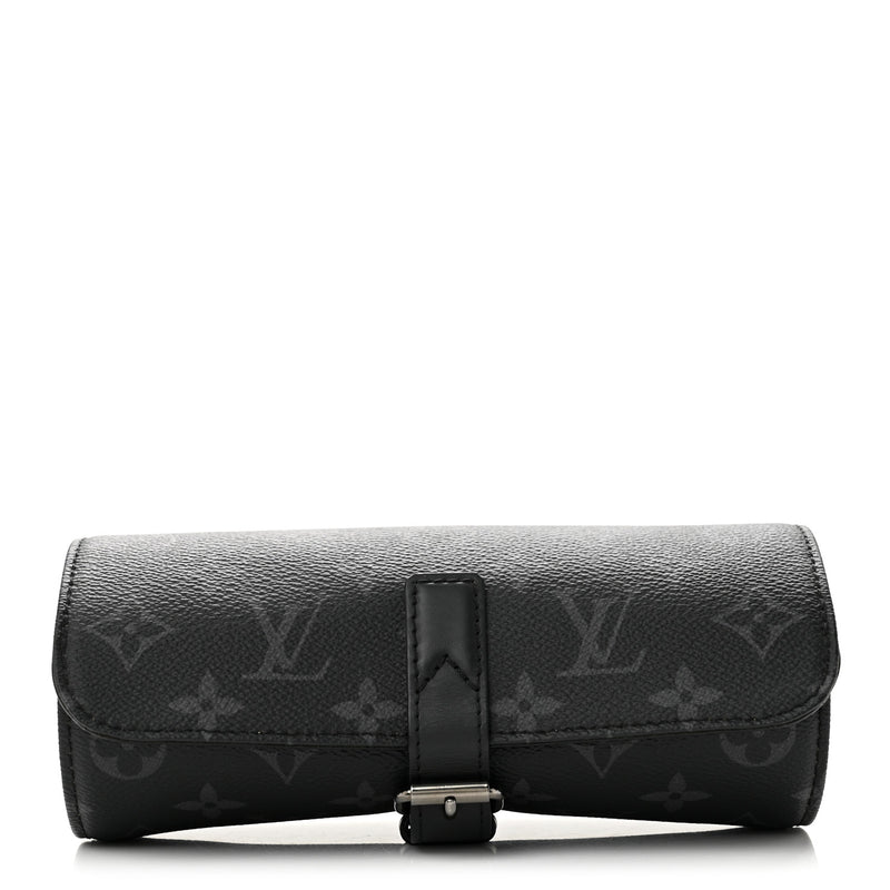 Louis Vuitton Monogram Eclipse 3 Watch Travel Case