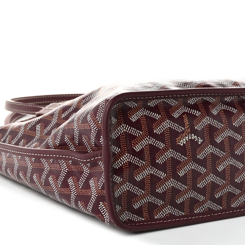 Goyard Goyardine Reversible Mini Anjou Burgundy