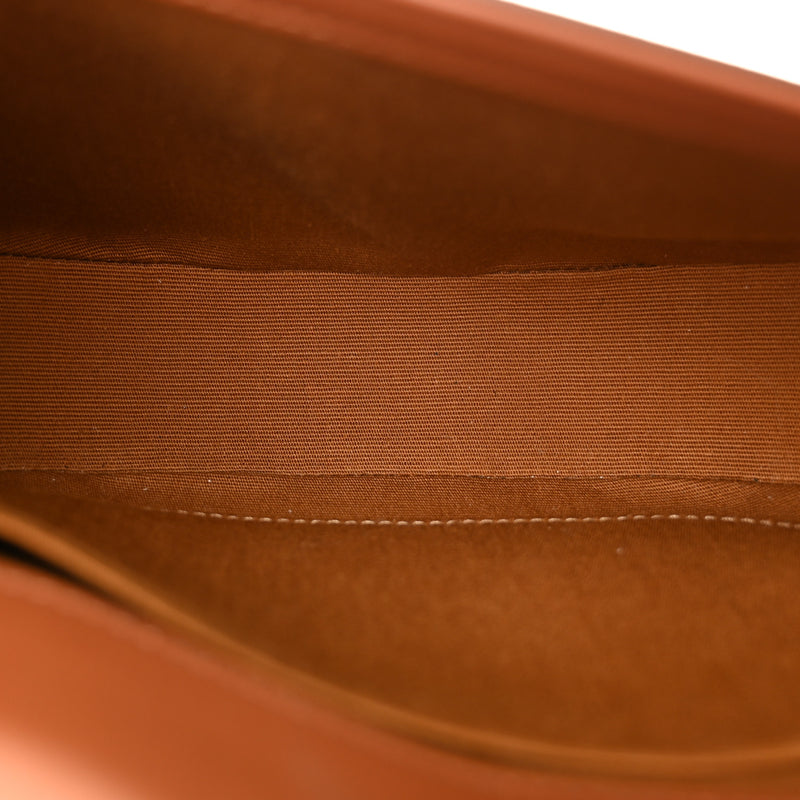 Celine Triomphe Canvas Folco Bag Tan
