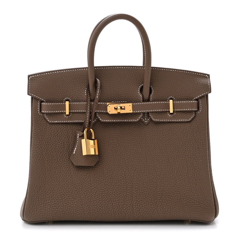 Hermes Togo Birkin 25 Etoupe