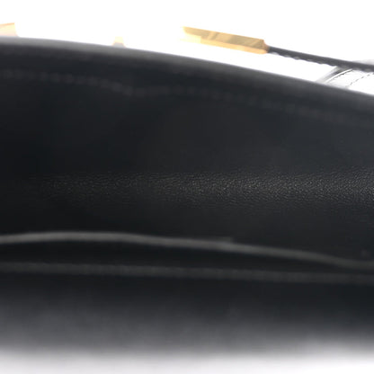 Saint Laurent Smooth Calfskin Mini Manhattan Shoulder Bag Black