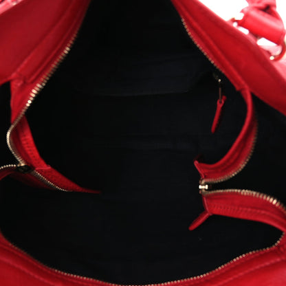 Balenciaga Agneau Giant 12 Gold Hardware Town Rouge Cardinal