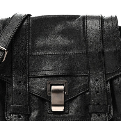 Proenza Schouler Lambskin PS1 Pouch Messenger Black