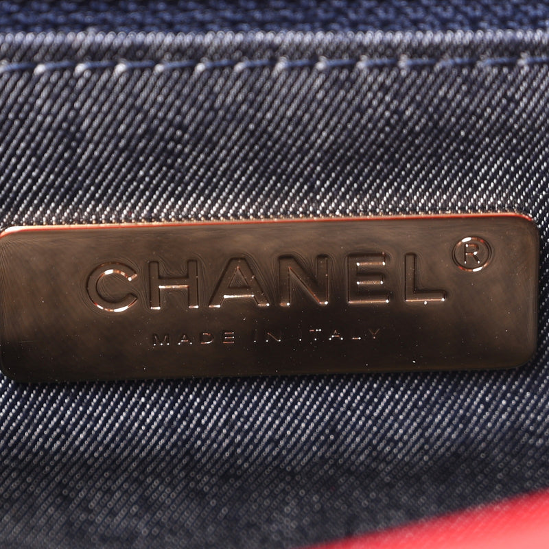 Chanel Lambskin CC Mania Flap Bag Red