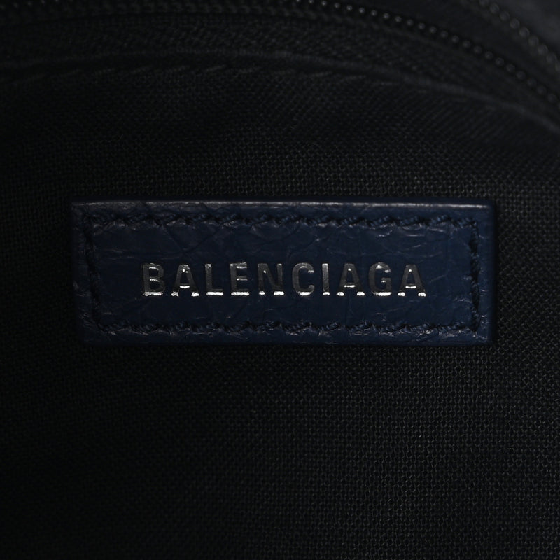 Balenciaga Agneau Giant 12 Silver Hardware Mini City Bleu Roi