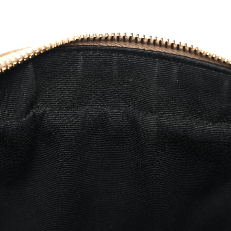 Saint Laurent Calfskin Matelasse Monogram Lou Camera Bag Dark Beige